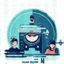 Technicien récupérant des données sur disque dur